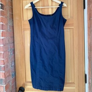 J. Crew Navy Midi Dress